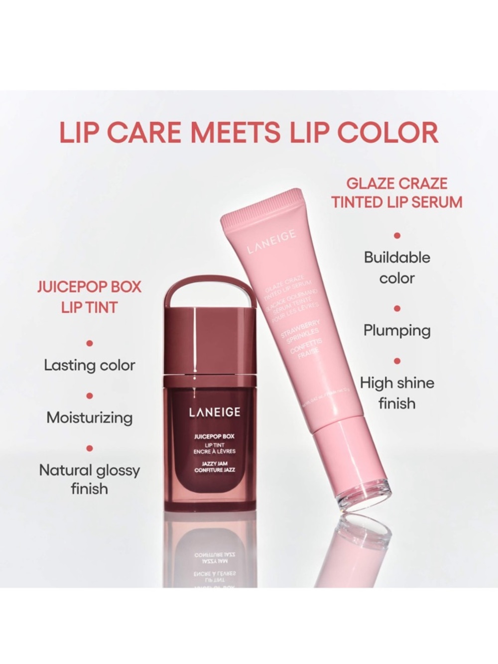 LANEIGE Pink Berry Lip Sleeping Masks & Juicepop Box Lip Tint- Jazzy Jam - Picture 12 of 12